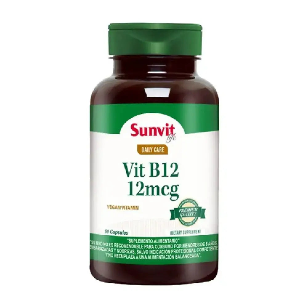 Vit B12 12mcg x 60 capsulas Nutraline